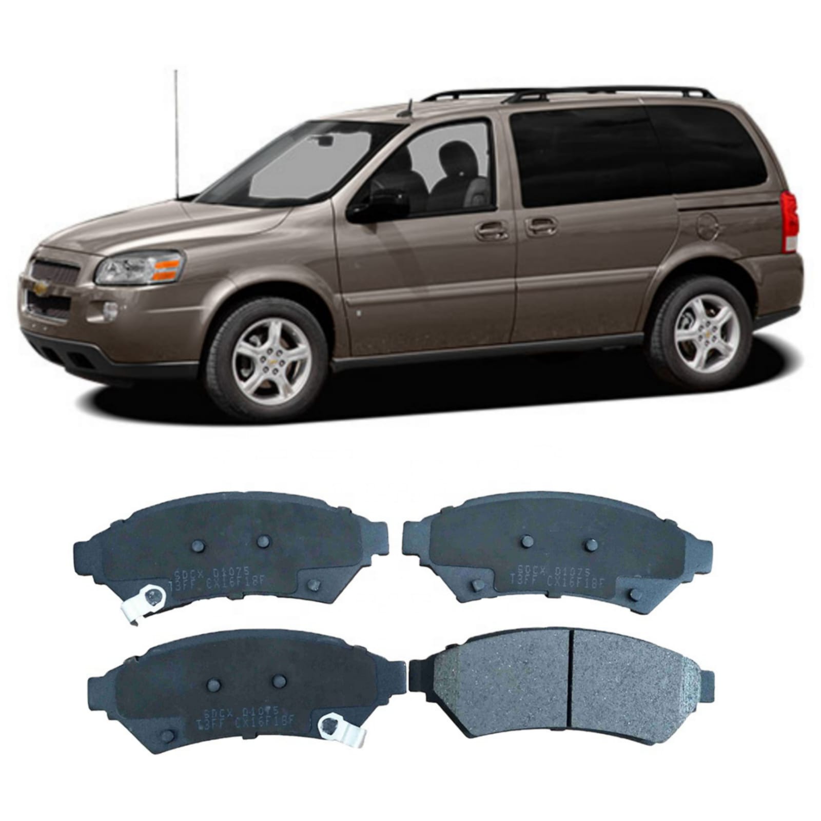 Balatas Delanteras Chevrolet Uplander 2005-2015 | GZU D1075-7980