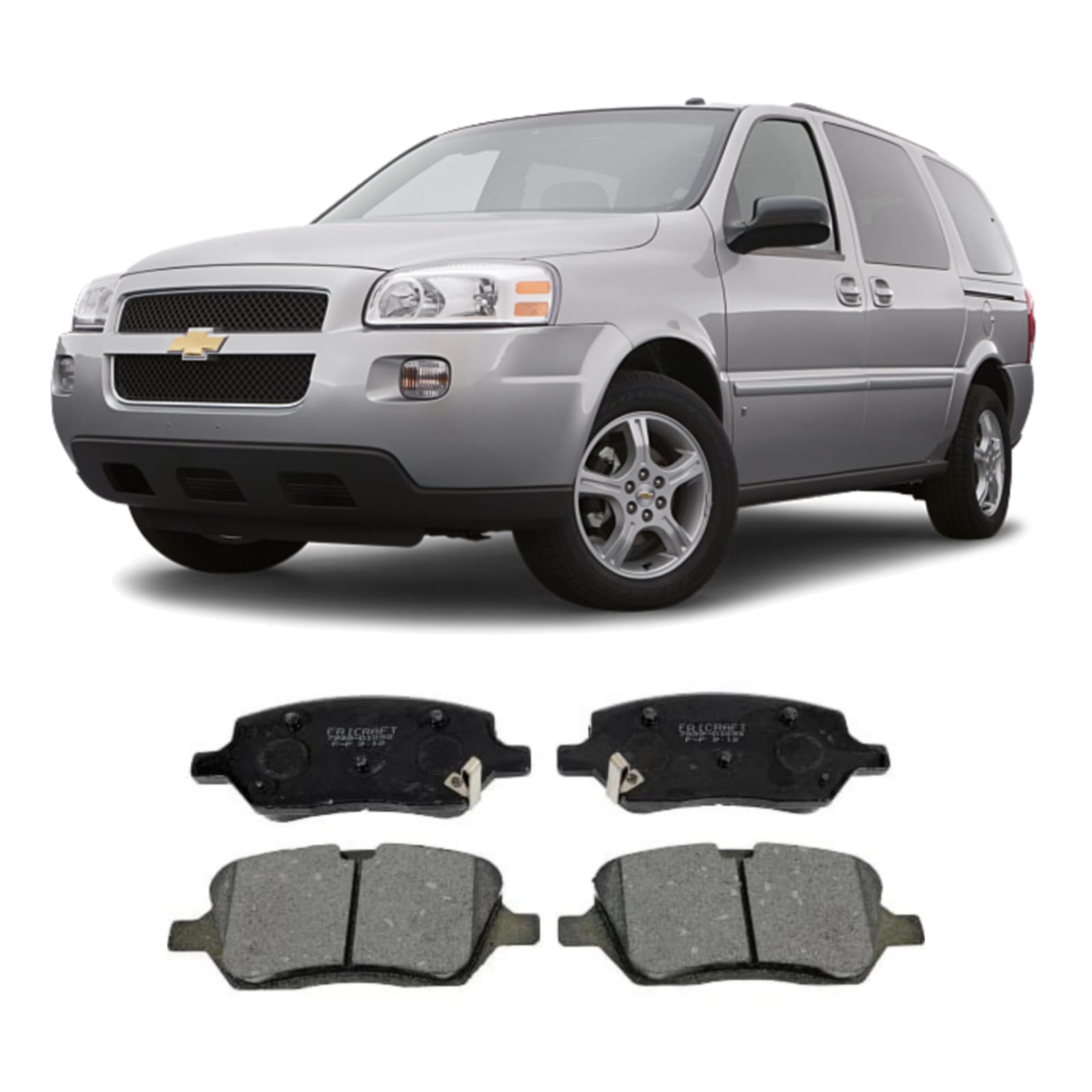Balatas Traseras Chevrolet Uplander 2005-2016 | GZU D1093-7999