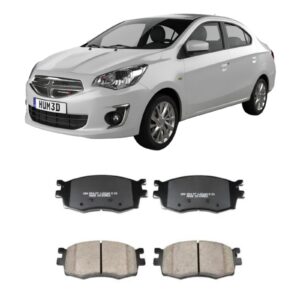 Balatas Delanteras Dodge Hyundai Attitude 2006-2018 | GZU D1156-8266