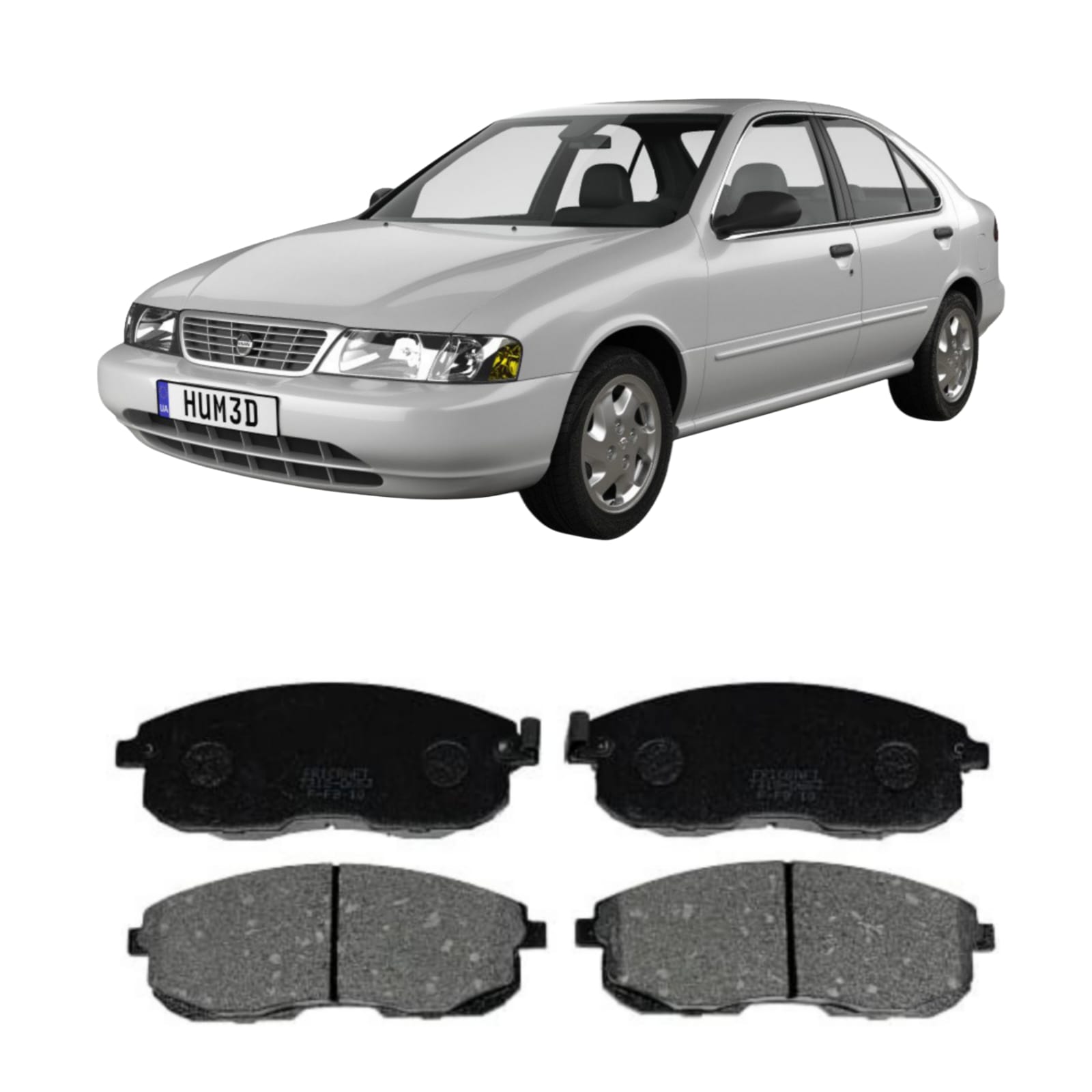 Balatas Delanteras Nissan Sentra 1993-2015 | GZU D653-7318